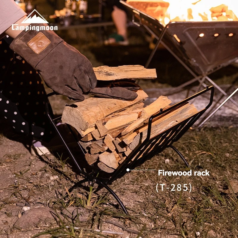 Outdoor Camping Folding Storage Box - CAMPINGMOON T-285 Suporte para Lenha de