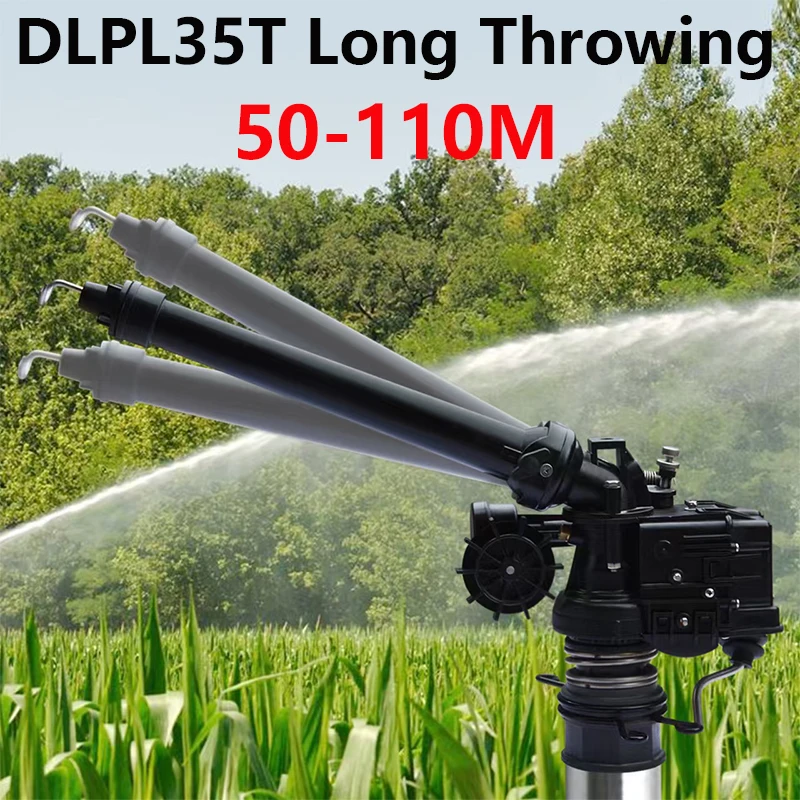 New DLPL35T Strong Big Rain Gun Sprinkler For Farmland Irrigation System