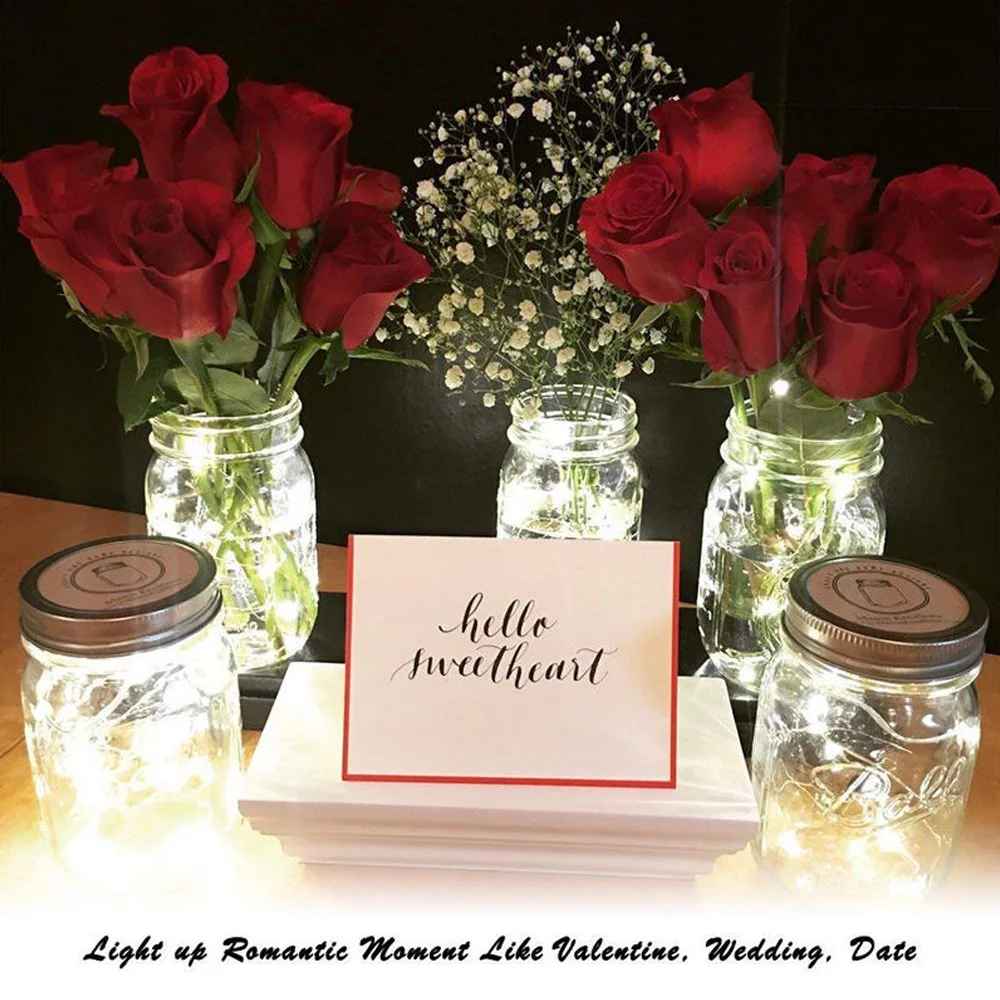 Usb Led String Lichten Koperdraad Waterdicht Fee Garland Light 8 Modes Outdoor Twinkle Verlichting Kerst Nieuwe Jaar Decoratie