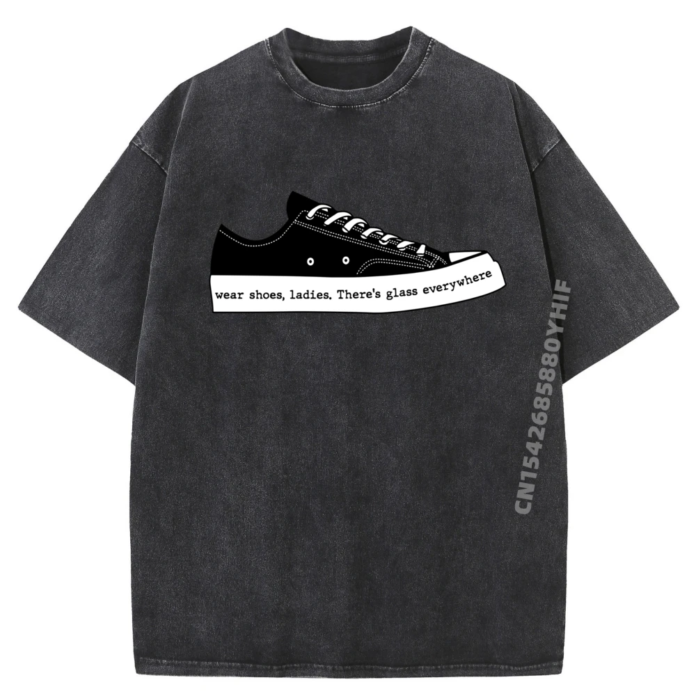 

Женская обувь There S Glass Everywhere, футболки для мужчин, модные и модные футболки с рисунком, уличная стираная рубашка