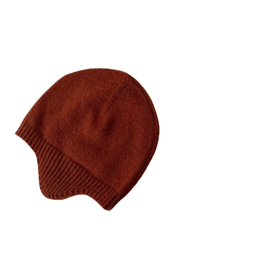 2024 Baby Knit Hat Korea Style Kids Beanie Cap Toddler Girls Bonnet Cap Winter Baby Boy Hats Newborn Photography Props