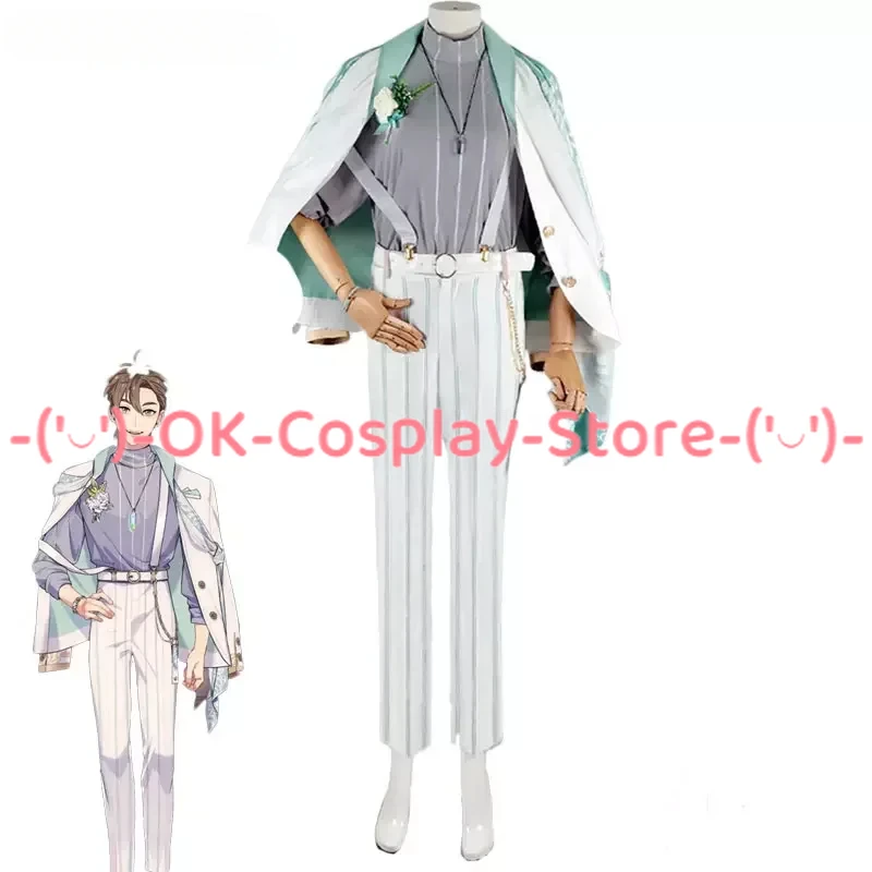 Game Nu Carnival Eiden Cosplay Costumes Party Clothing Formal Suit Coat Top Pants Halloween Carnival Uniforms Custom Made