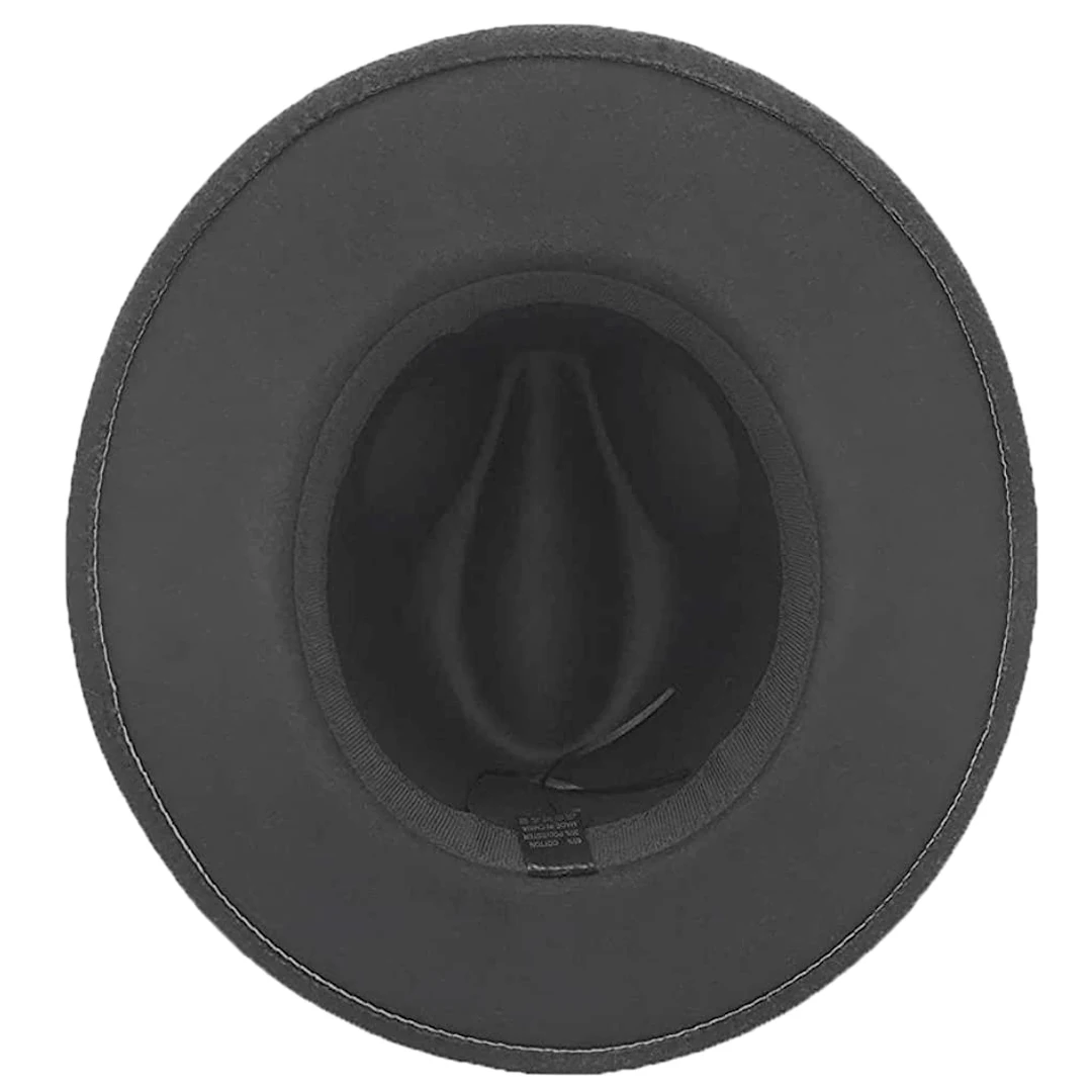 Fedora hoeden voor dames Wolvilt panamahoed met parelband Brede rand Vilten hoed Klassieke trilby jazzhoed Kerkhoeden Dames Elegant