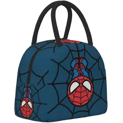 Large Capacity Spider Man Insulated Lunch Tote Bag Product Lunch Container Thermal Cooler For School