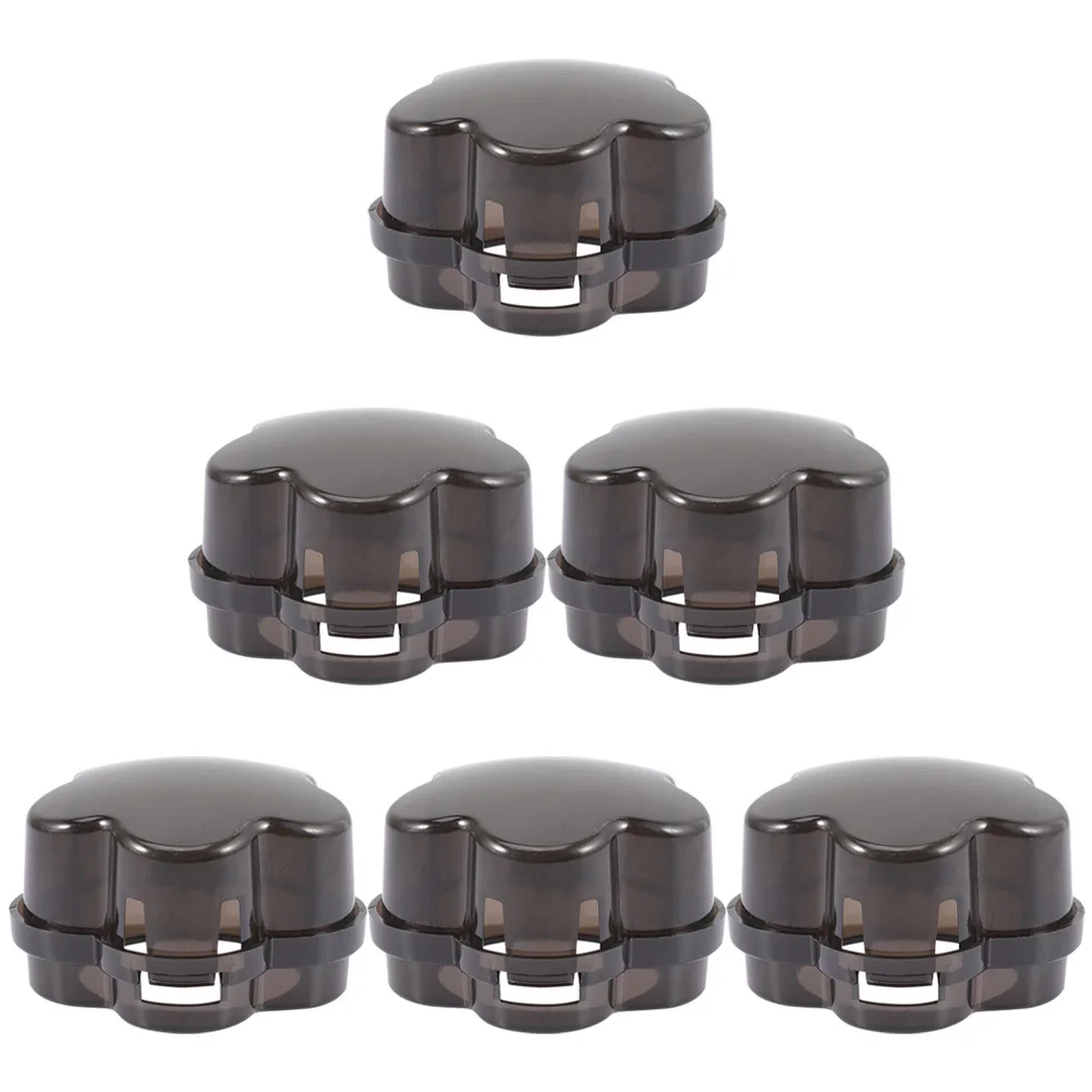 

6Pcs Child Proof Stove Guard Transparent Gas Knob Covers Durable Long Lasting Convenience Gas Stove Knob Covers