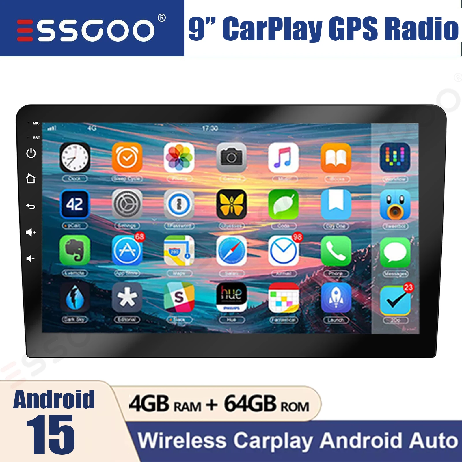 Essgoo 9" Double 2 …