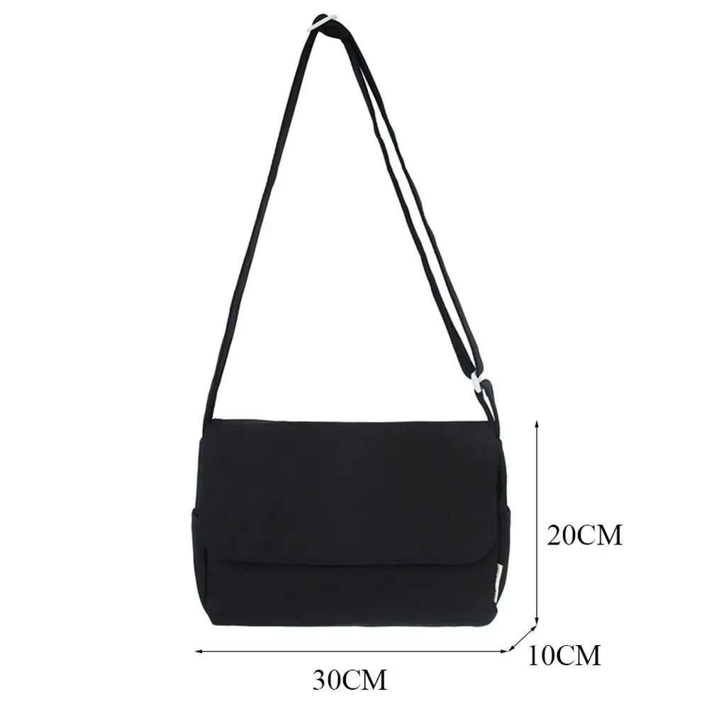 Nylon Shoulder Bags Simple Large Capacity Solid Color Handbags Sling Bag Women Girls