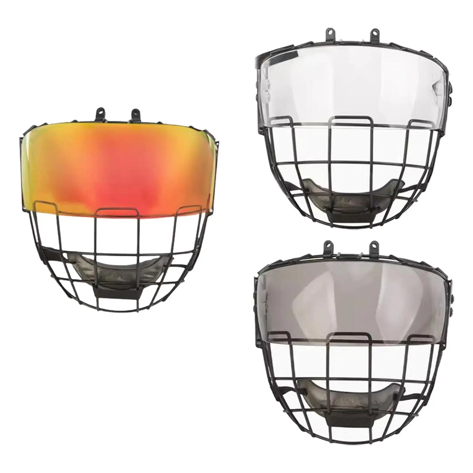 

Hockey Helmet Cage Lightweight Accessories Easy to Install Hockey Visor