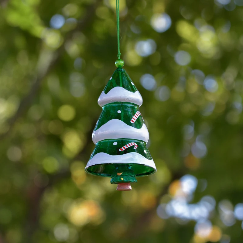 

Christmas decorations, glass wind chimes, scene decoration accessories