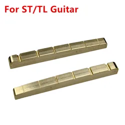 1 Piece Solid Brass Metal Electric Guitar Nut 43mm for ST TL Style Electric Guitar