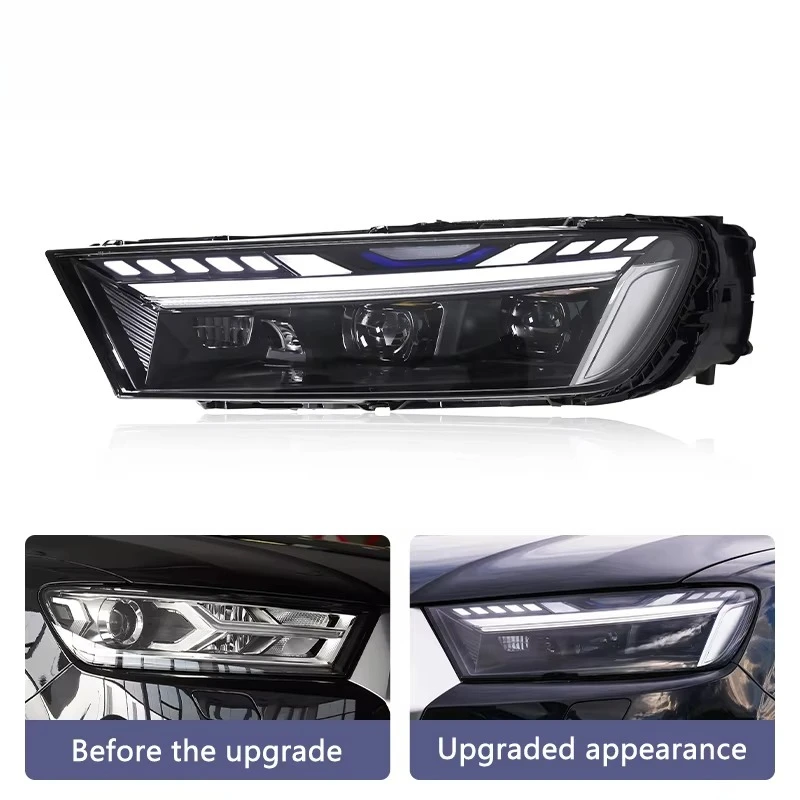 

Q7 2016-2019 Headlights Headlights Auto Parts Light Emitting Diode Headlights Assembly Automotive Lighting System