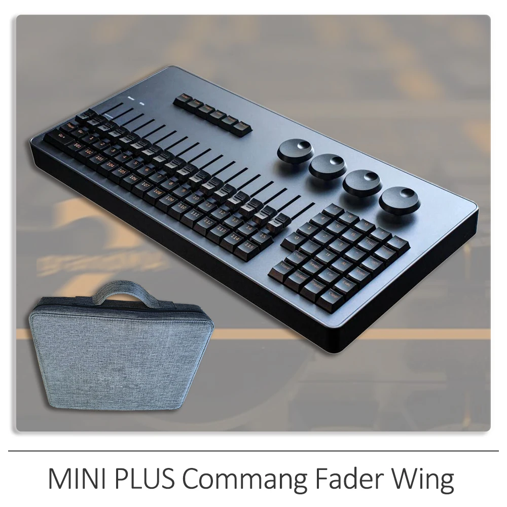 MINI PLUS Commang Fader Wing Lighting Dmx Controller Dmx512  Console Stage Light For LED Par Moving Head Spotlights Controlle