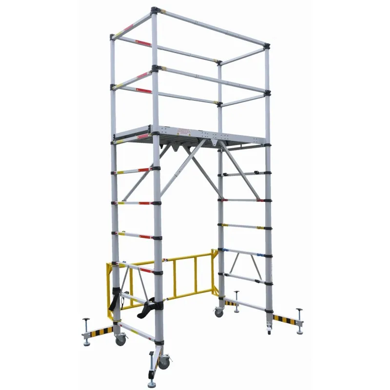 Retractable Scaffold Stair Telescopic Scaffolding Tower Ladder With Agility Ladder Set