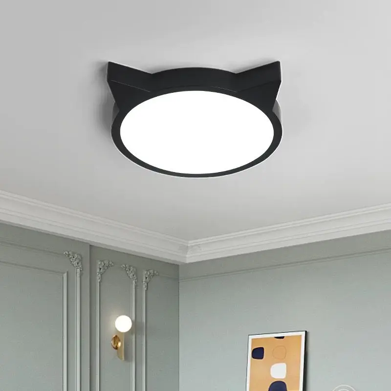 

Nordic Modern Simple Cat ceiling lamp Bedrooms Children's Room lamp Creative Individuality LED Animal ceiling lamp