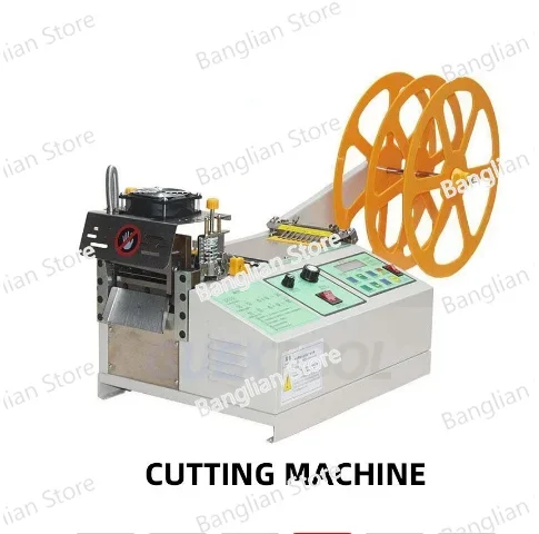 Automatic Computerized Rope Cutting Machine, Cold and Hot Zipper, Ribbon Cutting, Webbing Machine, Elastic Band, LCD Screen