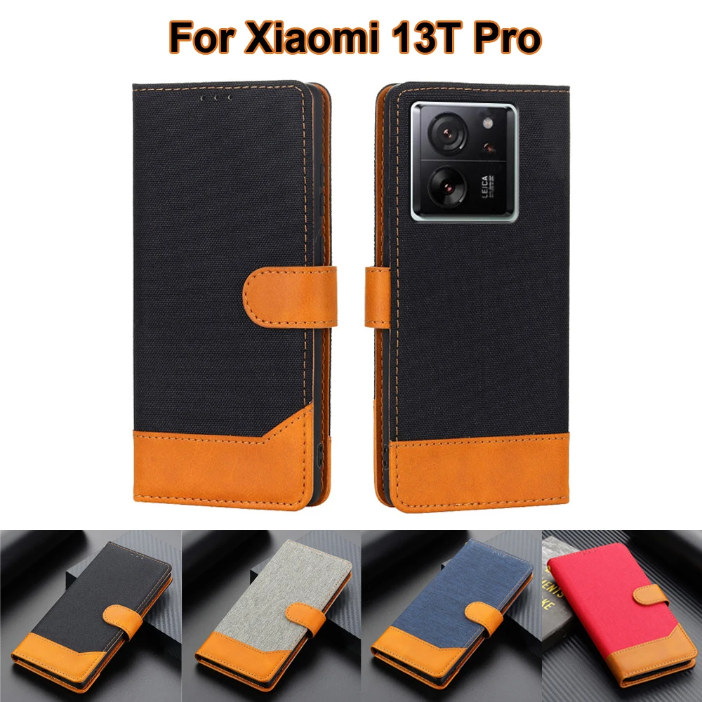 Mi 13 T Pro Case Luxury Wallet Cases For Capa Xiaomi 13T Phone Cover Magentic Leather Flip Case For Carcasas Xiaomi 13T Pro Etui