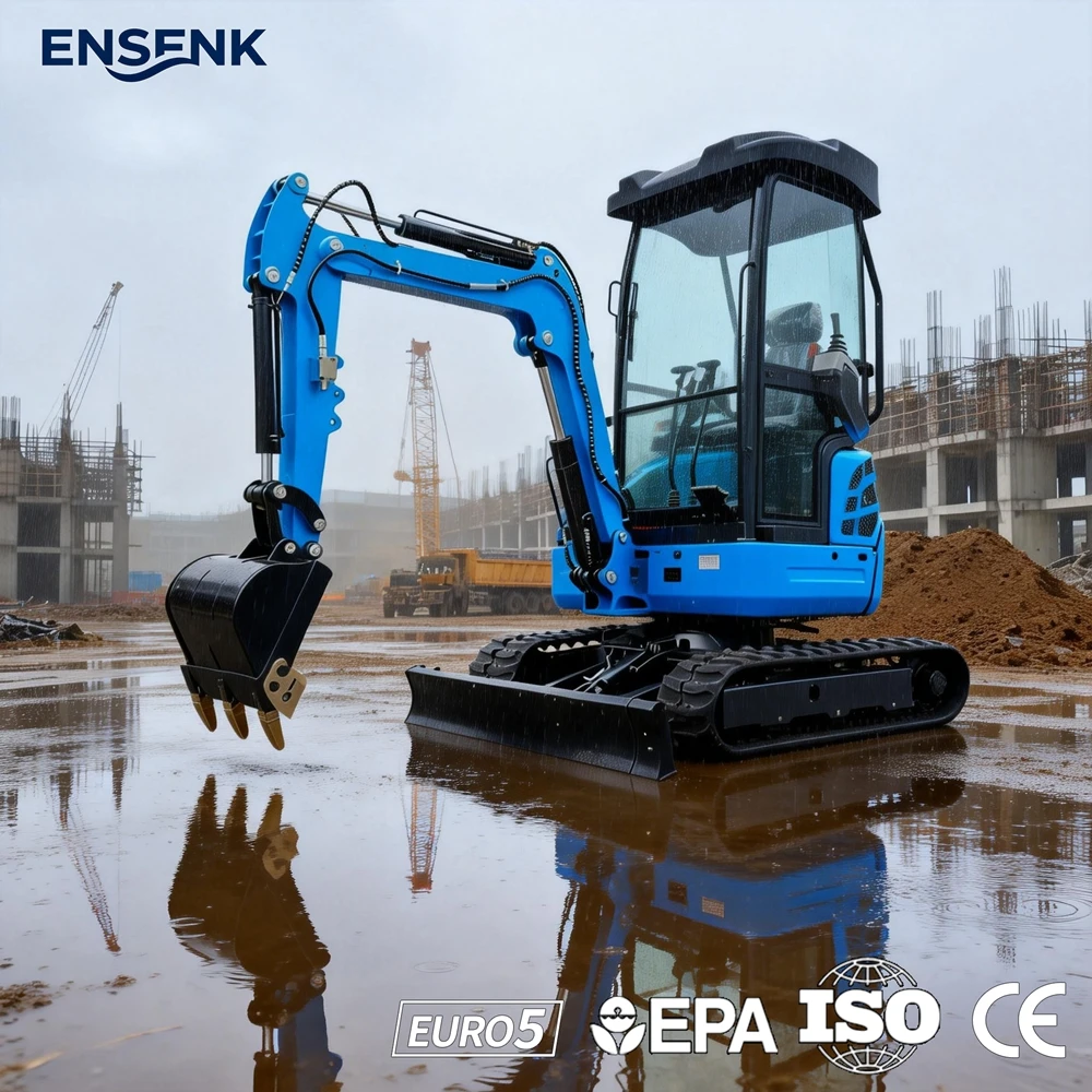 

Mini Excavator 1.2Ton 1.8Ton 3.0Ton Construction 0.8Ton Agricultural Diesel CE Europe Manufacturer Direct Sale