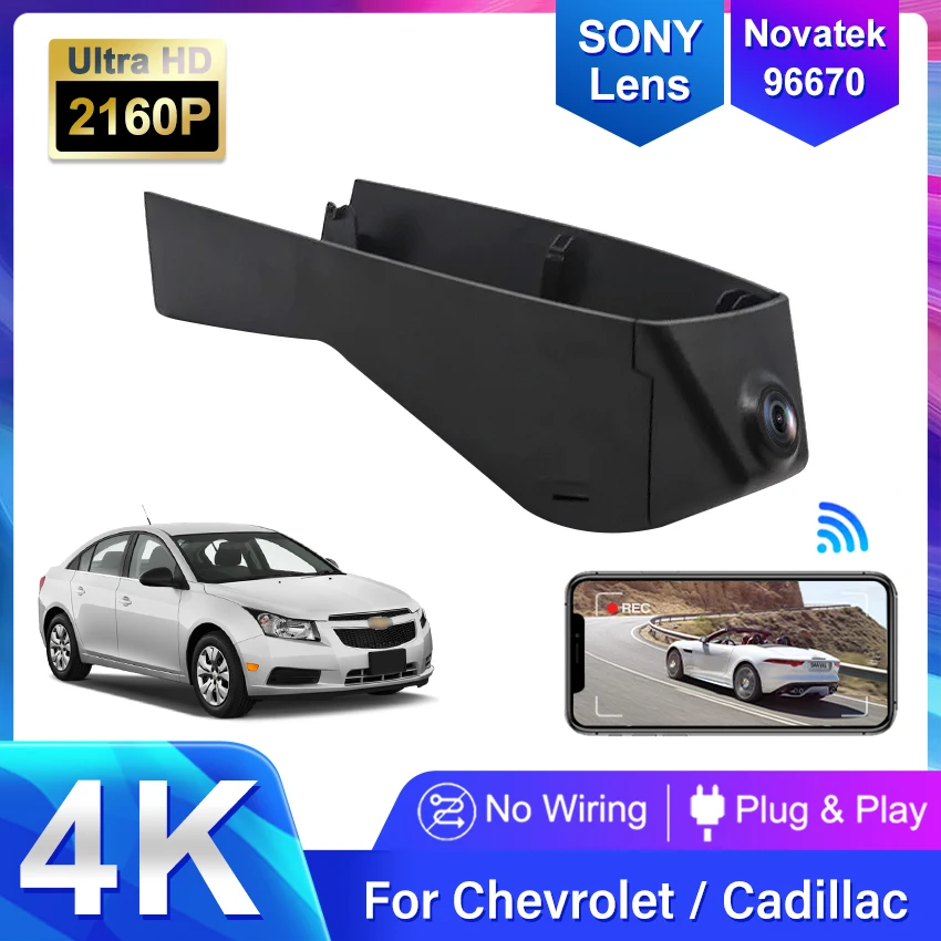 

Car DVR Registrator Dash Cam Camera Wifi Digital Video Recorder For Cadillac XT6 XT5 For Chevrolet Equinox 2018 2019 2020 2021