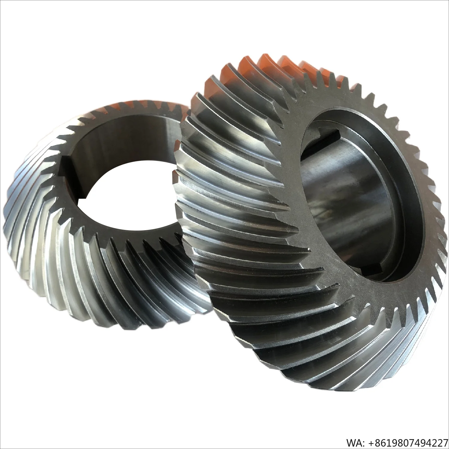 OEM Forged Steel Right Angle Bevel Gear Set Custom Designed Pressure Angle Customized Outer Diameter for Machinery Transmission