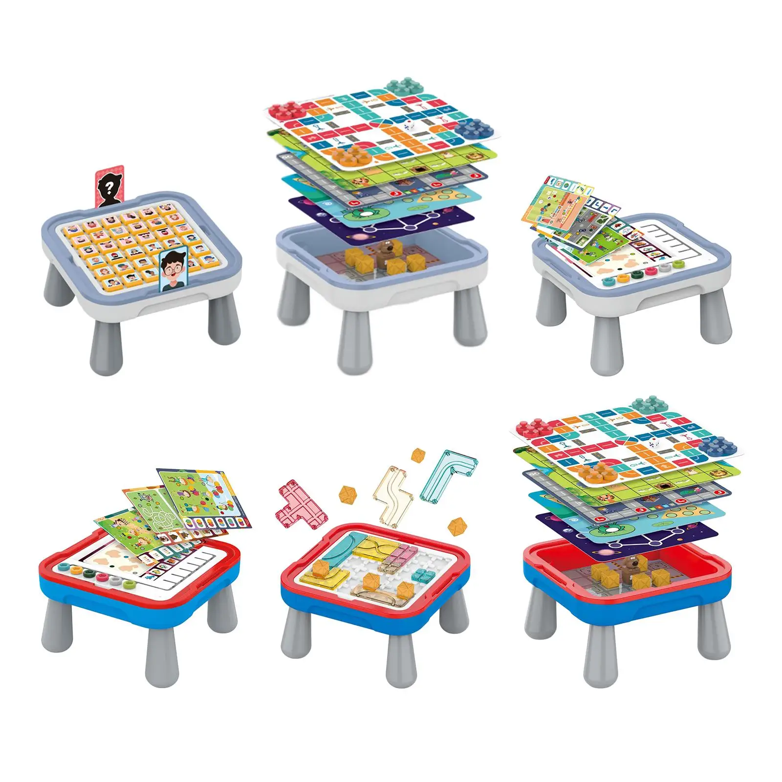 Thinking Game Table Educational Desktop Toys Montessori Brain Teaser Interactive