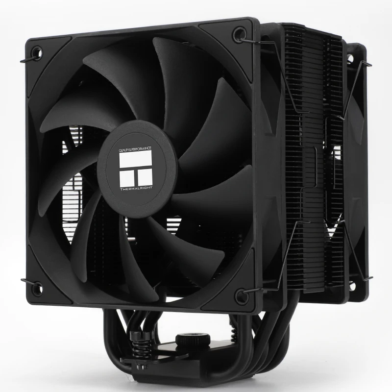 Thermalright TL-BA120 Evo Dark 6 Heat Pipe 156Mm Cpu Luchtkoeler Enkele Toren Dubbele Ventilatoren Ondersteunt Lga1700 Amd Am5