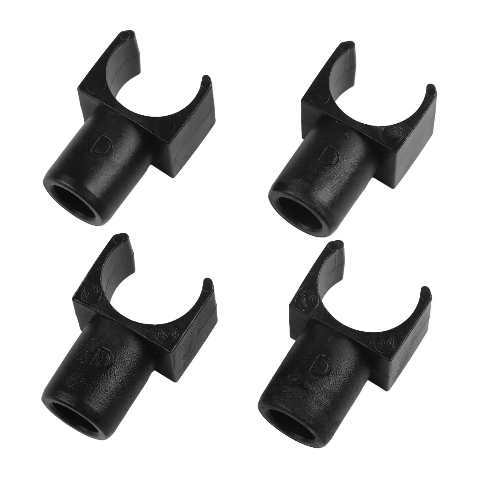 4PCS Rail Guide Wheelchair Seat U-Shaped Rail Guide Rail Slider Set Furniture Casters Part Plastic Hardware For Home Improvement