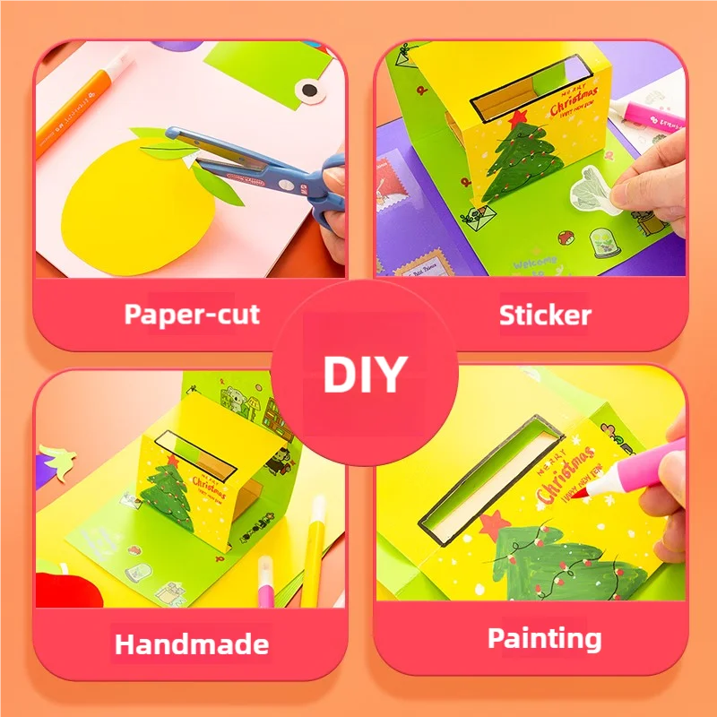 M&G A4 20 sheets cardboards 10 Colored Cardboard Multifunctional Copy Print Papers Art Children's Color Origami 20 Pages/bag