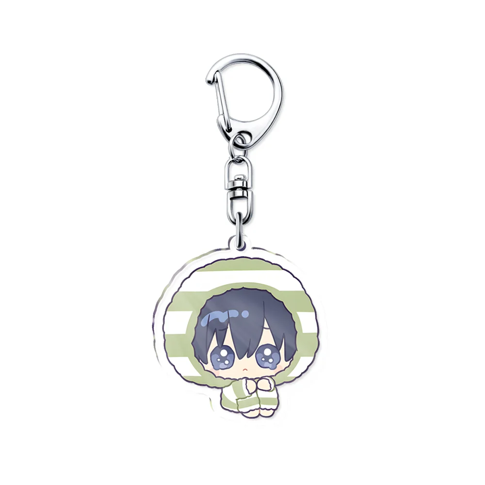 Anime Blue Lock 6cm Bachira Meguru Isagi Yoichi Shidou Ryuusei Arcylic Keychain lovely Backpack pendant Birthday Gift