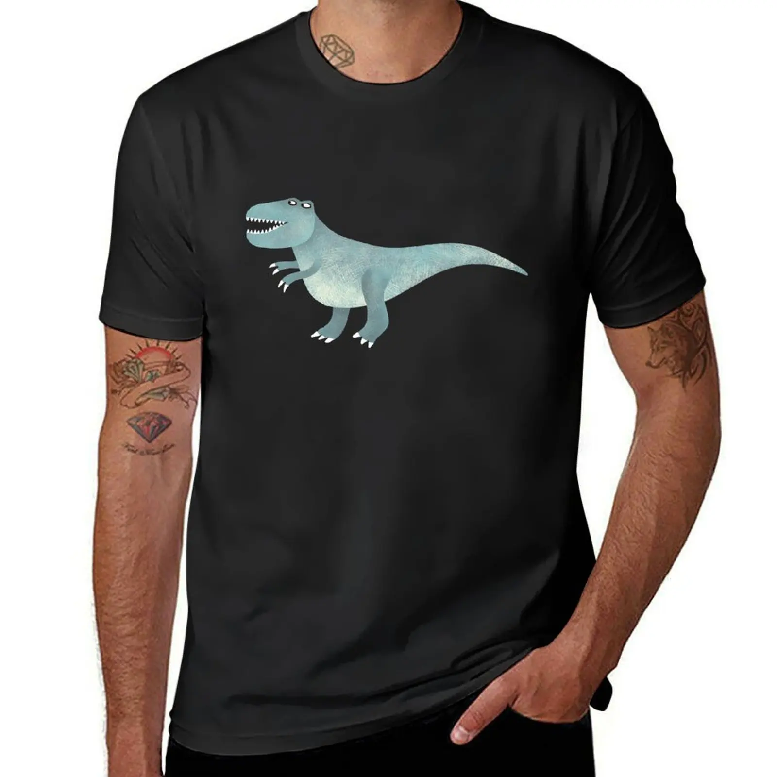 Tyrannosaurus Rex T-Shirt customs design your own animal prinfor boys kawaii clothes men t shirts