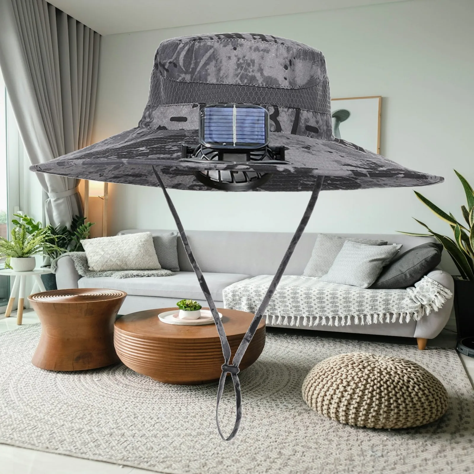 Outdoor Camping Activities For Adults - Sun Hat Fan Cooling Hat for