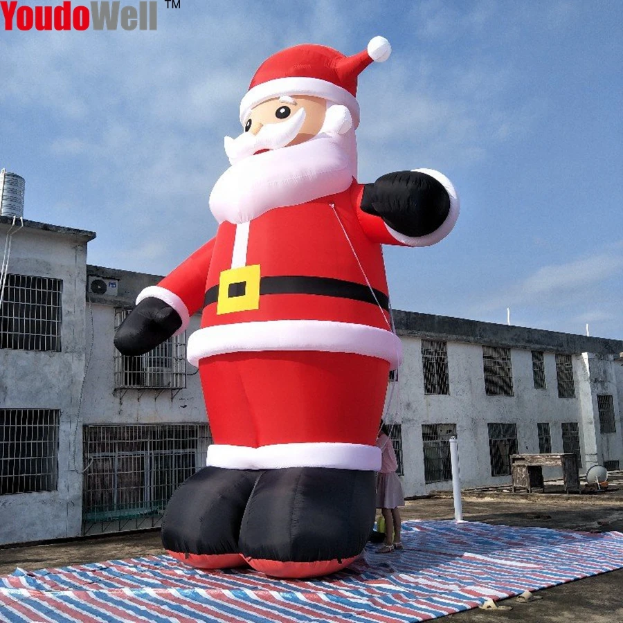 Modello gonfiabile della decorazione di babbo natale da 6mh, cortile dell'evento della festa di natale