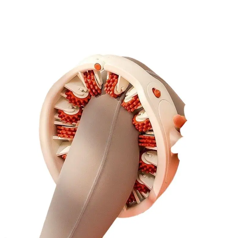 Multifunktions-Ring-Beinmassagegerät, Massagerolle mit abnehmbaren Griffen für Ganzkörper-, Nacken-, Schulter- und Bauchmuskel-Schlankheitsmassage – Detail 10