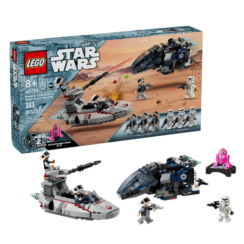 

Конструктор LEGO Star Wars 40755 «Имперский десантный корабль против разведывательного скоростного самолета повстанцев», игрушка для мальчиков и девочек от 8 лет, подарочный игровой набор