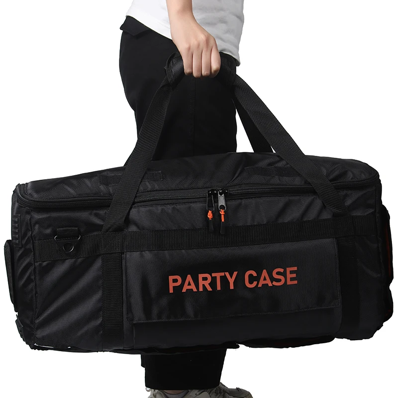 For JBL PartyBox Club 120/110/100 Speaker Crossbody Bag Portable Protective Case Waterproof Shoulder Bag with Multiple Pockets