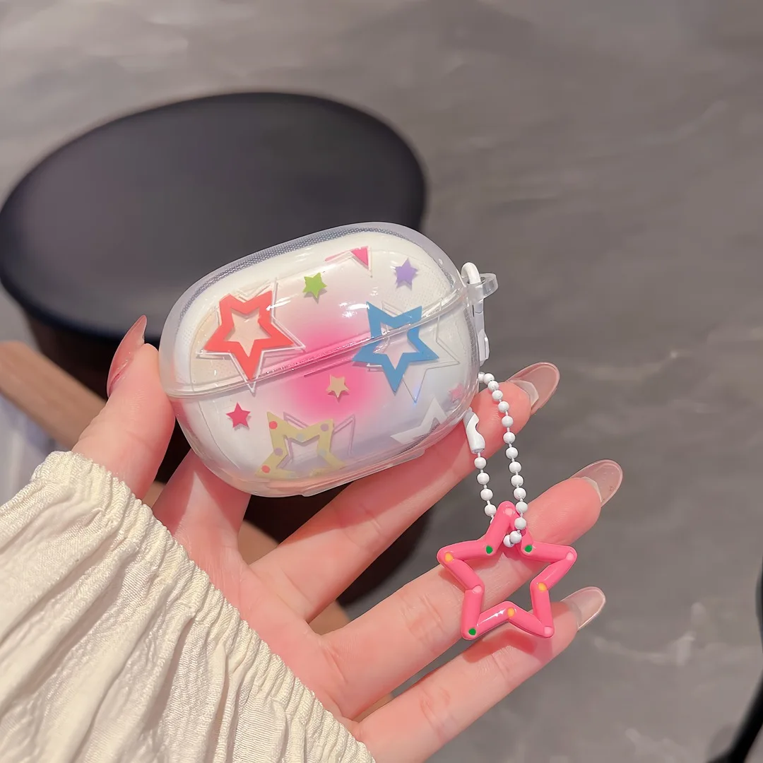 화웨이 Freebuds Pro 3 케이스 만화 체리 소프트 보호 케이스 화웨이 Freebuds Pro3 커버 후크가있는 충격 방지 코크