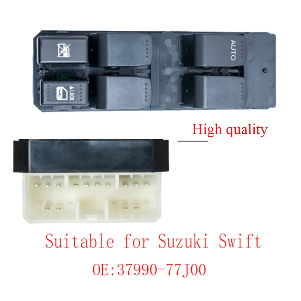 

Suitable for Suzuki 37990-77J00 Swift Window Lifter Switch Car Window Switch Assembly 2005 2006 2007 2008 2009 - 2013 Auto Parts