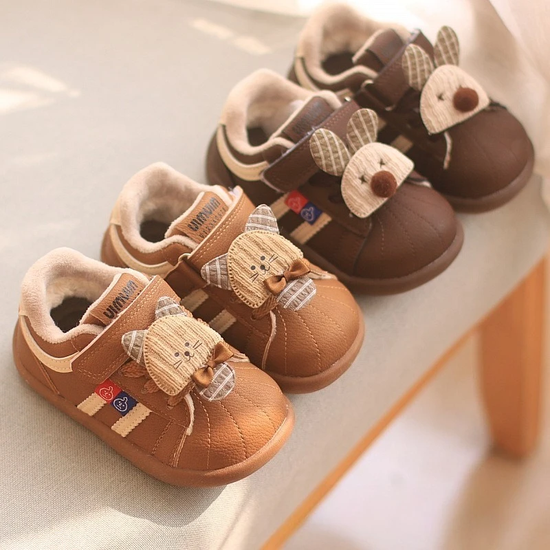 

Winter New Children Casual Shoes for Girls Boys Fashion Korean Style Soft Comfortable Versatile Chic Non-slip Sneakers