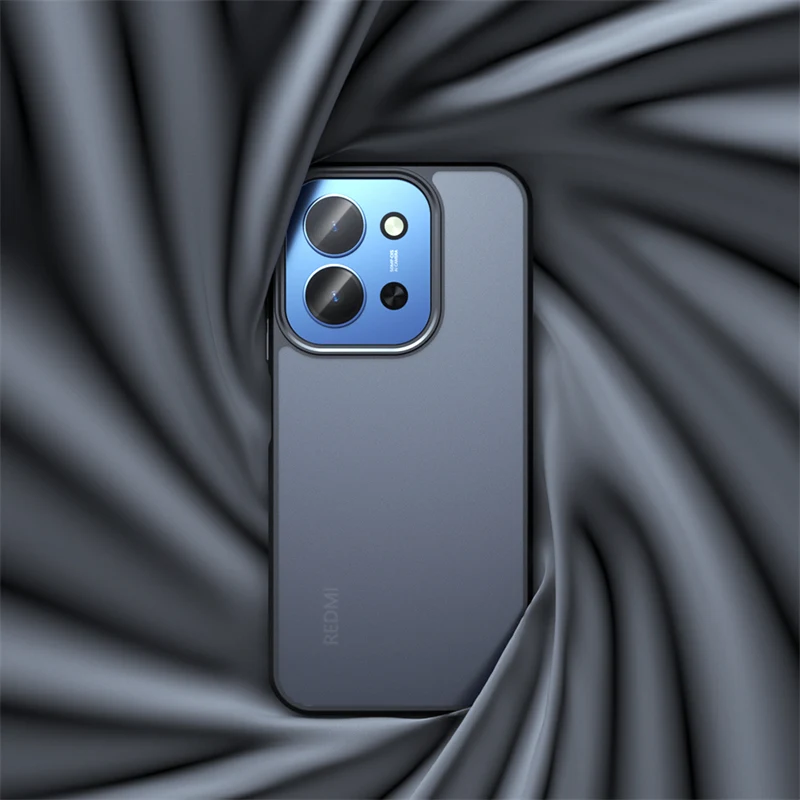 ماتي الملمس جراب هاتف ل Xiaomi Redmi 15C 5G غطاء ل Redmi 15C 4G المضادة للأكسدة الجلد الإحساس الشيول فوندا الغطاء الخلفي