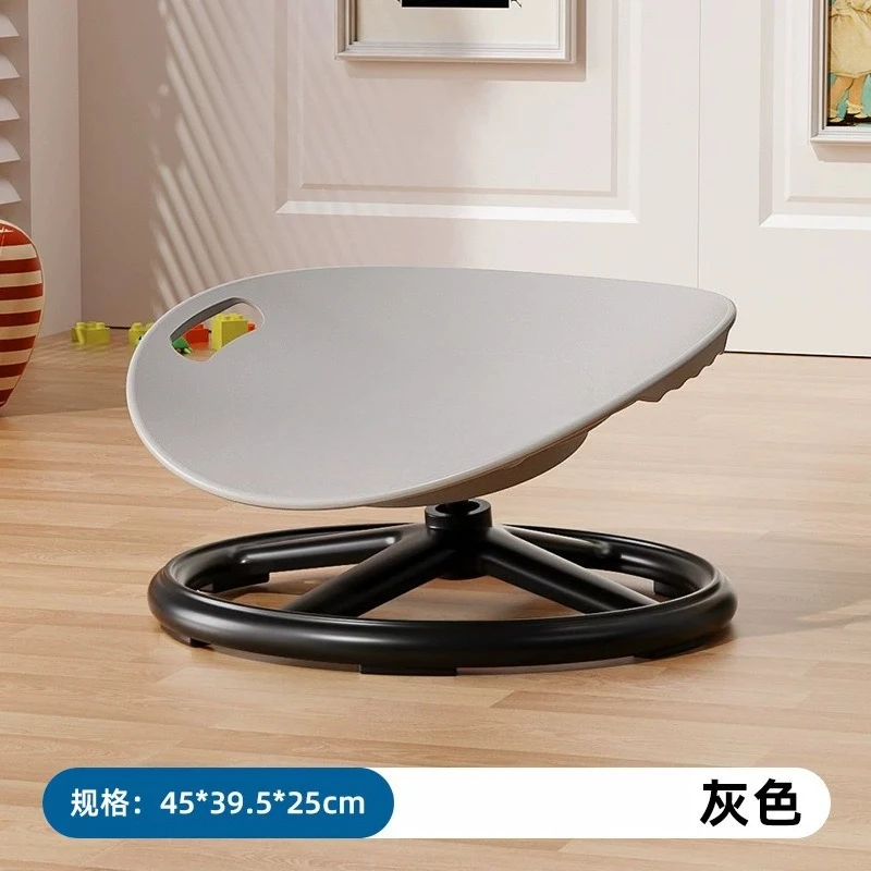 Ergonomic Swivel Sensory Chair - Eggshell Design Anti-Slip Base & Durable Plastic. Manual Use No Electricity Needed