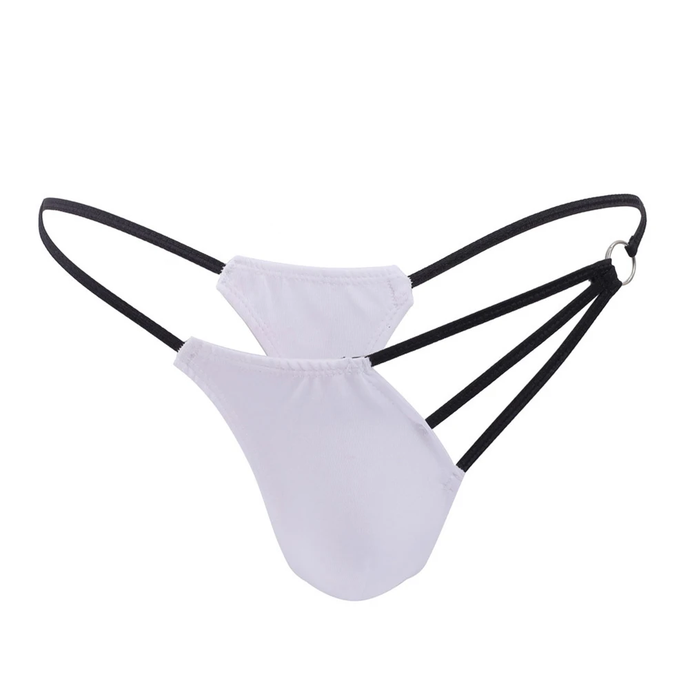 

Male Panties Bulge Pouch Underwear Hollow Lingerie Male G-String Men Jockstrap Panties Sexy Soft String T-Back