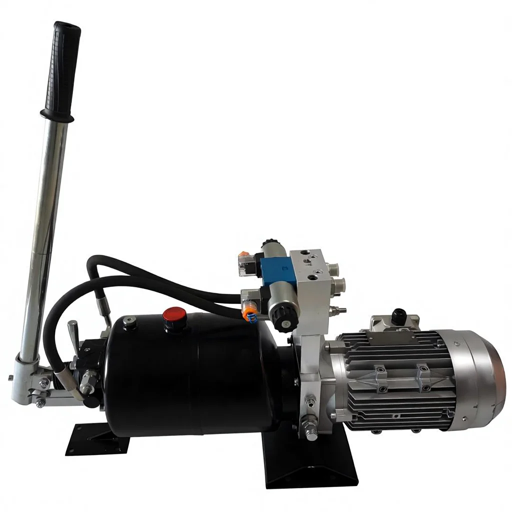 AC 220V 380V HYDRAULIC POWER UNIT POWER PACK with MANUAL PUMP for Concrete Grouter
