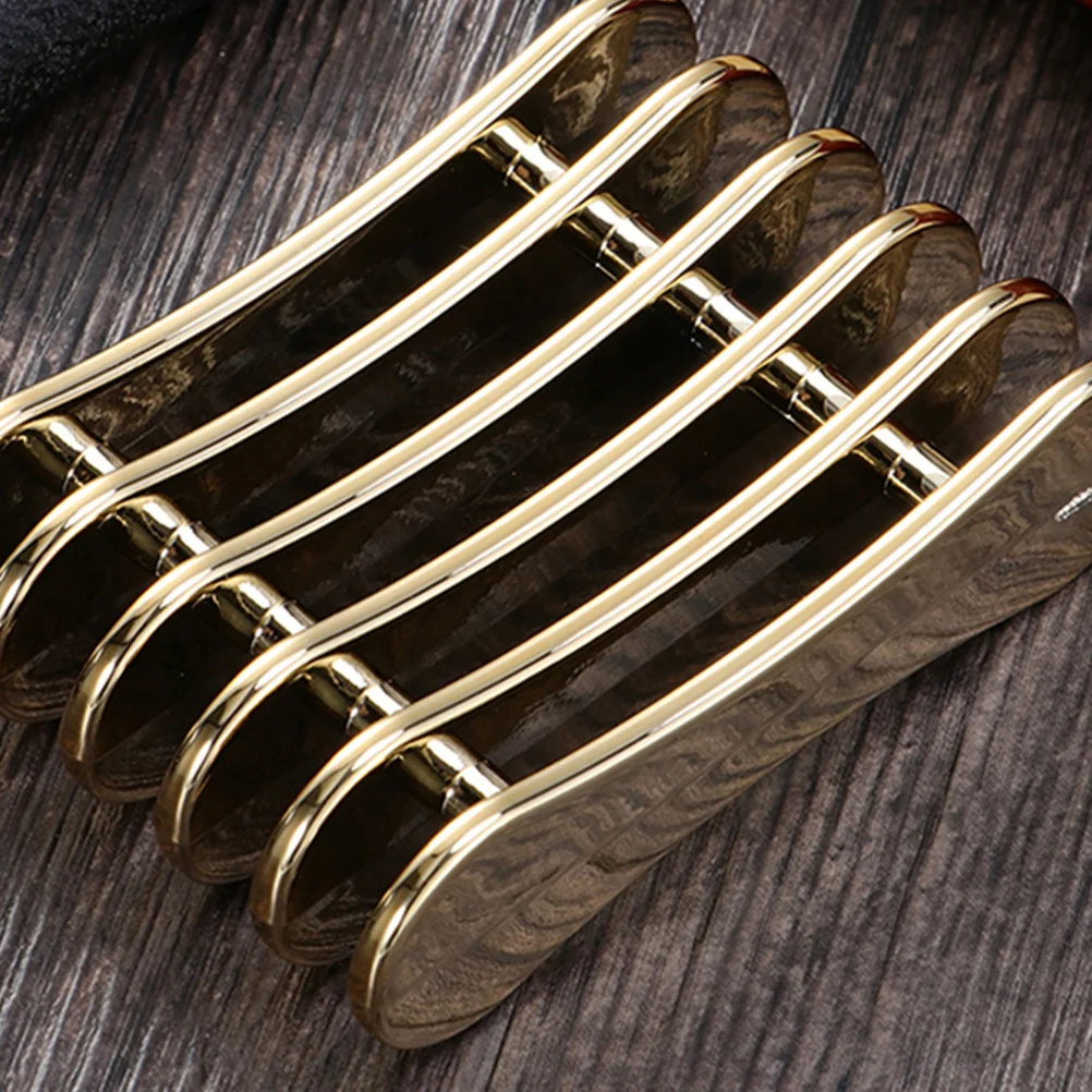 

2 Pcs Nail Pen Holder Convenient Art Tool Stand Tools Brush Organizer Gold Silver Small Size