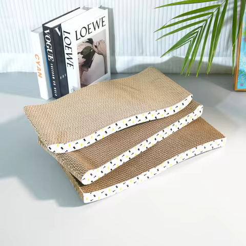 Arranhadores para gatos, papelão, placa para arranhar gatos, garras de moagem duráveis, papel ondulado, sofá para gatos internos, gatinhos