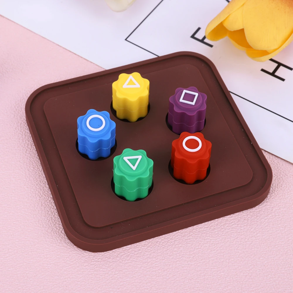 Hot Gonggi Korean Game Gonggi Jack Stone Pebbles Set Korean Traditional Table Games with 5/10 Plastic Stones Stress Relief Toys