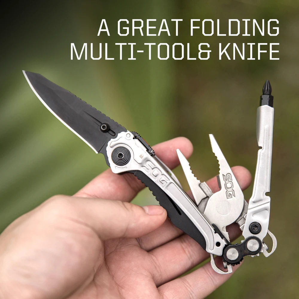 SOG Reactor Tactical Multi-tool Cutting Pliers Pocket EDC Folding Knife Outdoor Camping Tool Self-defense Portable Knives RC1001