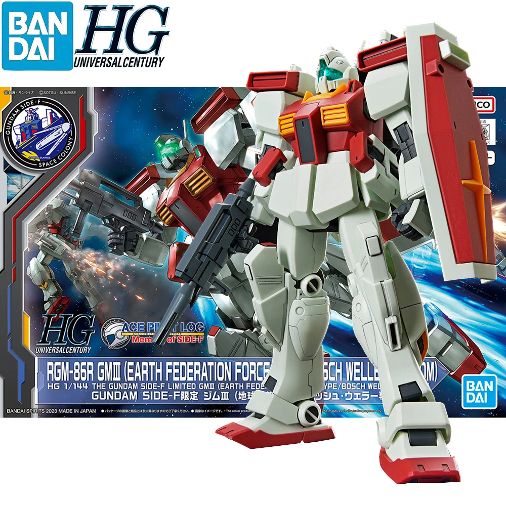 

In Stock BANDAI HGUC 1/144 RGM-86R GM3 BOSCH WELLER CUSTOM Assembly Models Ver. Anime Action Figures Model Collection Toy