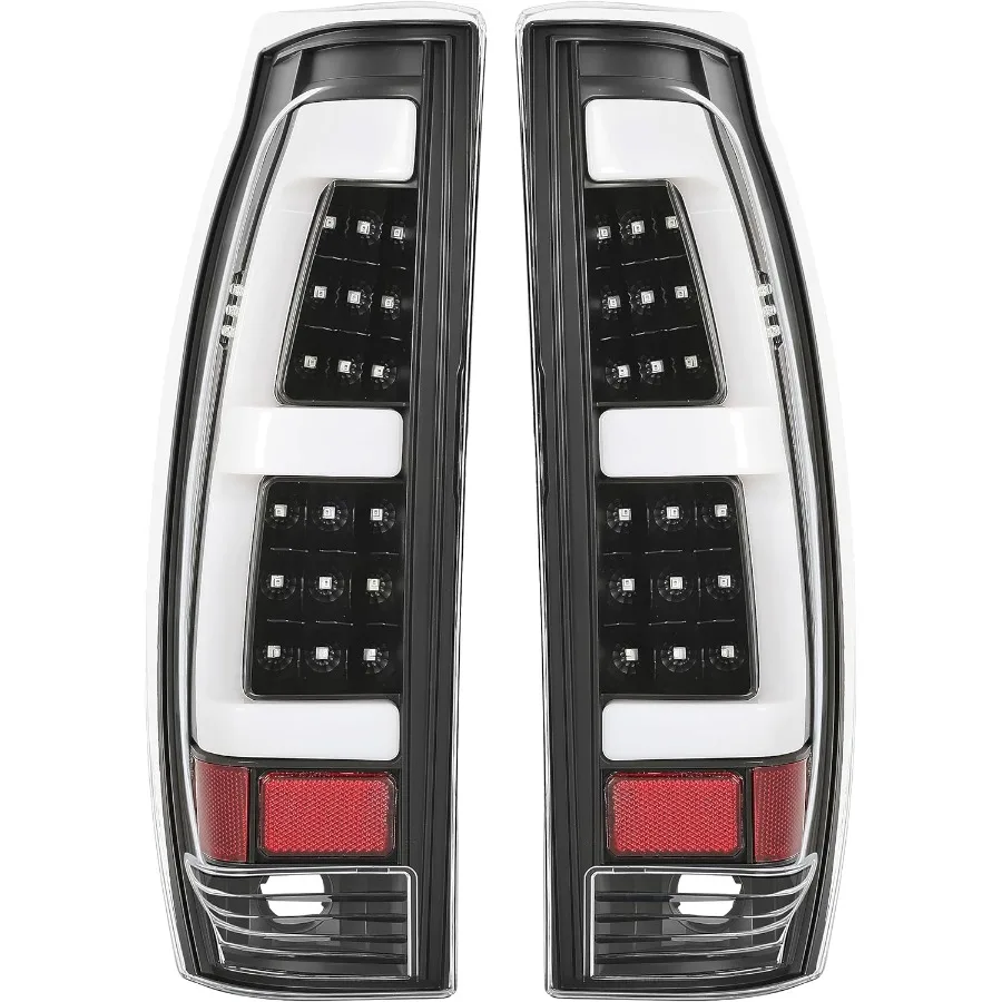 

Замена светодиодного заднего фонаря для Chevy Avalanche 1500 2500 2002-2006 годов с прозрачными линзами и черным корпусом, совместимым с 15771437 15