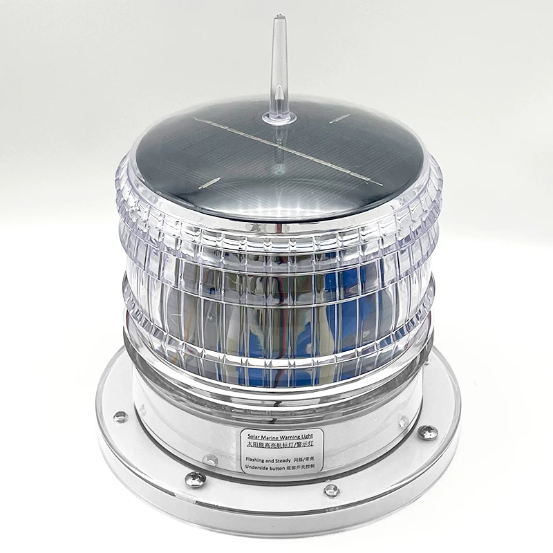 Waterproof Light Control Solar Aviation Obstruction Beacon Light LED Airport Marine Warning Light