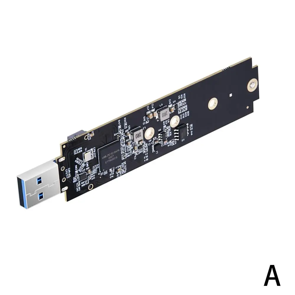 For Dual Protocol NVMe PCIe/sata PCIe To USB3.1Gen2 Type M.2 Hard Plug-in Adapter Direct A Drive Board Adapter O1B9