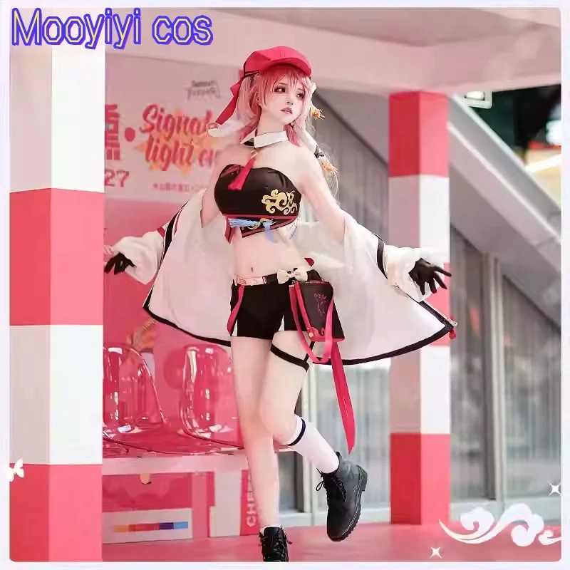 Nuevo disfraz de Cosplay Yanfei, Halloween, Navidad, juegos de rol, artículos de fiesta, el mismo nuevo juego Mooyiyi cos Genshin Impact S-XL Sexy